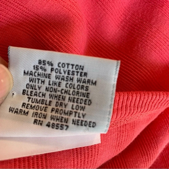 KEN Done Down Under Summer Dress Medium Coral Short Sleeve T-Shirt Dress… - Picture 5 of 5